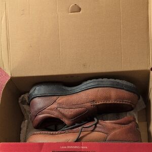 Florshem Comfortech Brown Leather Oxfords